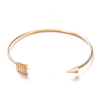 Women'S Vintage Cuff Arrow Knotted Bracelet