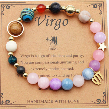 Eight Planets Twelve Constellation Morgan Stone Bracelet