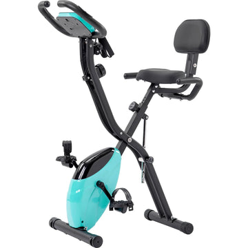 Folding Exercise Bike Fitness Upright Recumbent X Bike Adjustable Resistance Home Gym Equipment