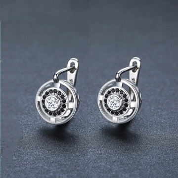 Luxury Shining Over Earrings Studded With