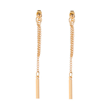 Women'S Geometric Pattern Tassel Simple Stud