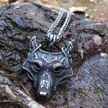 Asgard Crafted Norse Grey Wolf Head