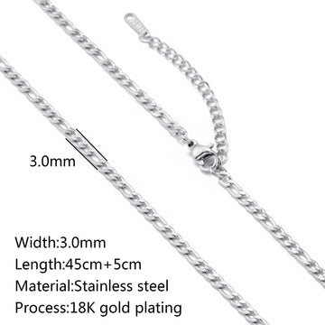 Stainless Steel Vacuum Plated 18K Gold