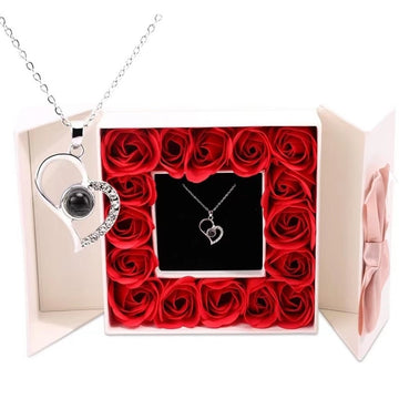 I Love You Projection Necklace Women'S