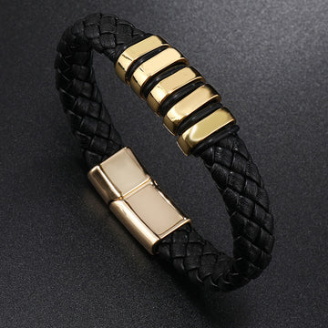 Multi Layer Leather Woven Bracelet Wrist