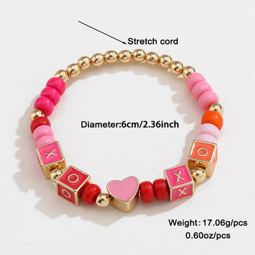 Colorful Beaded Necklace And Square English
