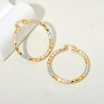 Simple Gold Women'S Geometric Metal Alloy