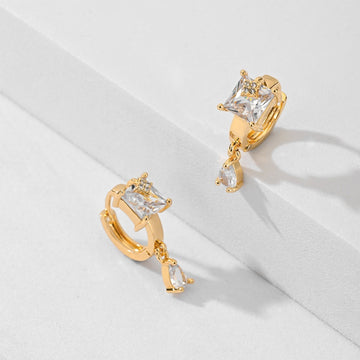 Popular Fashion Earrings Copper Plated Gold