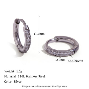 Women'S Fashion Titanium Steel Rounded Edge