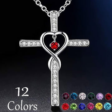 Infinity Love God We Trust Christian Necklace