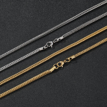 Vacuum Electroplating Stainless Steel Chain Necklace