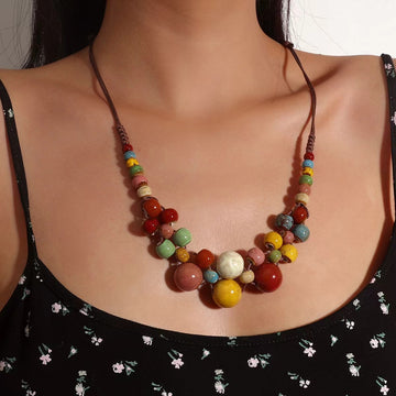 Women'S Niche Design Fashion Ethnic Style Necklace