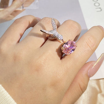 Women'S Fashion Saint Mary'S Hummingbird Ring