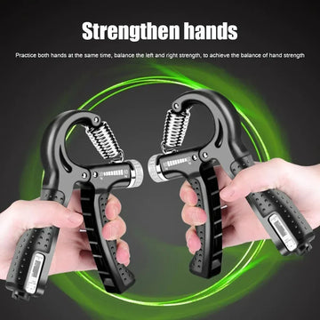 Single Pack Professional Hand Grip Strength Trainer Carbon Fiber Foam Arm Muscle Finger Rehabilitation Adjustable Gym Exerciser
