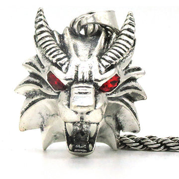 Silver Gold Green Rhinestone Wild Game Necklace