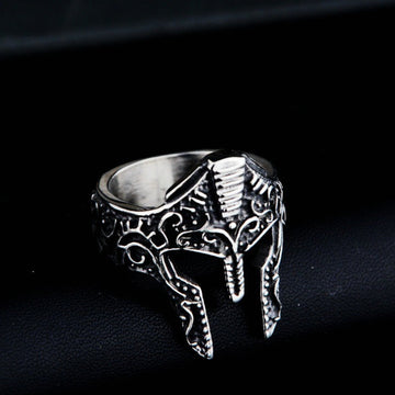 New Personality Warrior Mask Ring Fashion