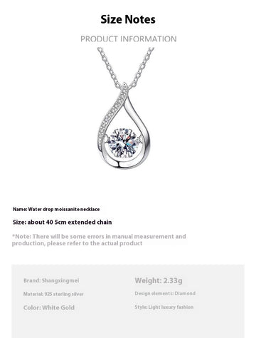 Smart Drop Shaped All Match Light Necklace