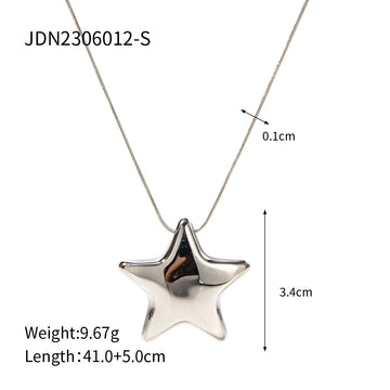 New 18K Gold Plated Stainless Steel Necklace