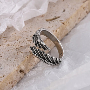 Love Couple Plain Silver Ring With