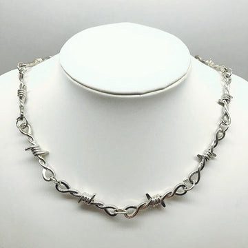 Barbed Wire Necklace For Men And