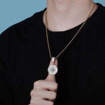 Iced Pendant Jewelry For Men And