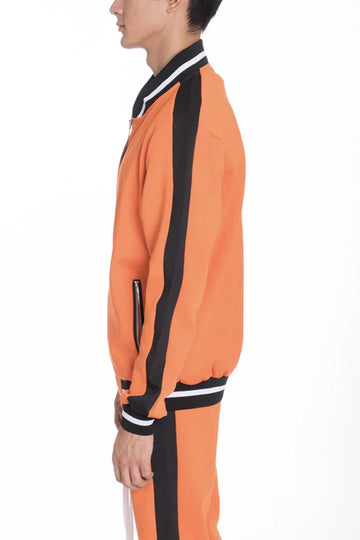 Heavy Weight Solid Track Jacket for Men Stylish and Functional Athletic Wear
