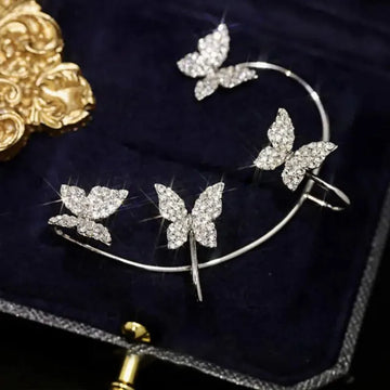 Fashion Earring Butterfly Ear Clip And