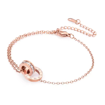Roman Numeral Diamond Necklace For Women