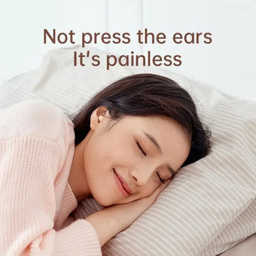 Wireless TWS Earphones Noise Cancelling Mini Invisible In-Ear Sleep Earbuds Bluetooth Headphones for Comfortable Sleeping