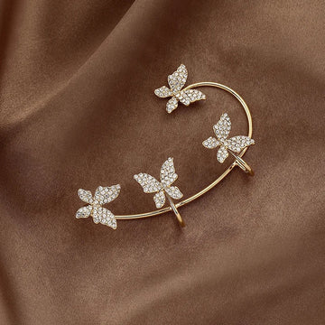 Fashion Earring Butterfly Ear Clip And