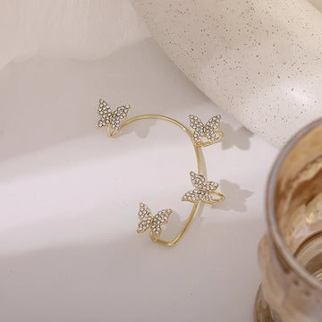 Fashion Earring Butterfly Ear Clip And