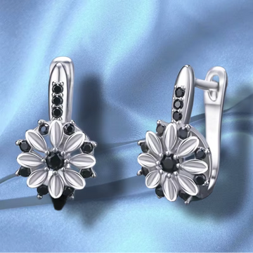 Fashion Earrings For Women Copper Inlaid