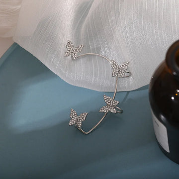 Fashion Earring Butterfly Ear Clip And