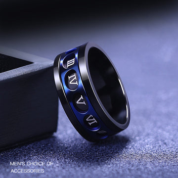 Personality Ring Titanium Steel Hip Hop
