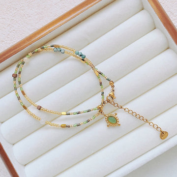 Autumn And Winter Maillard Color Necklace