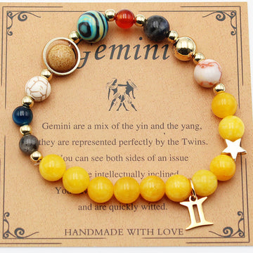Eight Planets Twelve Constellation Morgan Stone Bracelet