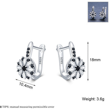 Fashion Earrings For Women Copper Inlaid