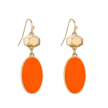 Colorful Flower Stud Earrings For Women