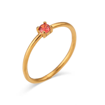 Fashion Simple Light Luxury Birthday Ring