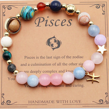 Eight Planets Twelve Constellation Morgan Stone Bracelet
