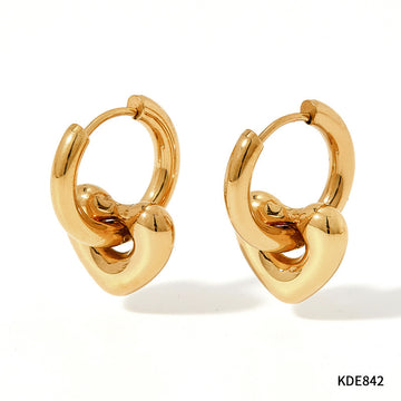 Xingx Stainless Steel Glossy Geometry Earrings