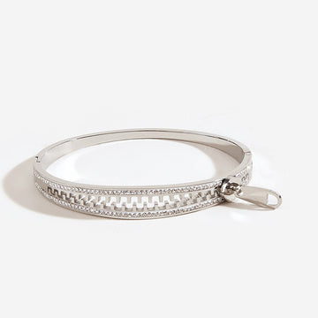 Titanium Steel Zipper Girls Advanced Personalized Bracelet
