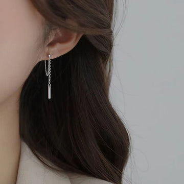 Chain Earrings For Women Personalized Silver