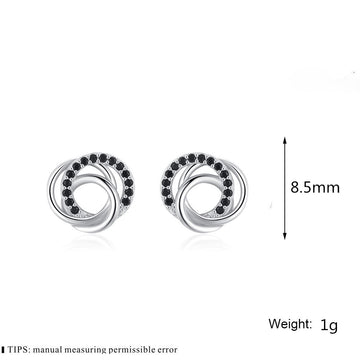 Dignified Hollow Multi Circle Zircon Design