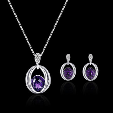 Women'S Fashion Crystal Diamond Pendant Necklace
