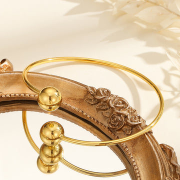 Copper Plated 18K Gold Double Headed Bracelet