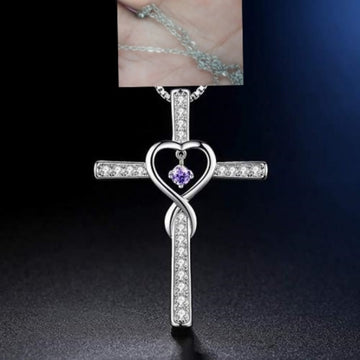 Infinity Love God We Trust Christian Necklace