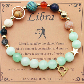 Eight Planets Twelve Constellation Morgan Stone Bracelet