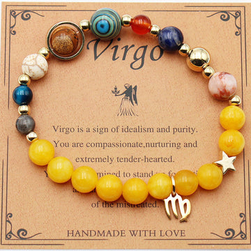 Eight Planets Twelve Constellation Morgan Stone Bracelet