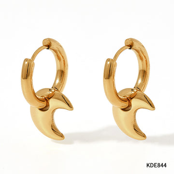 Xingx Stainless Steel Glossy Geometry Earrings